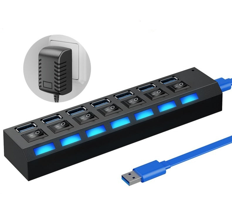 USB Hub 3.0 e 2.0.